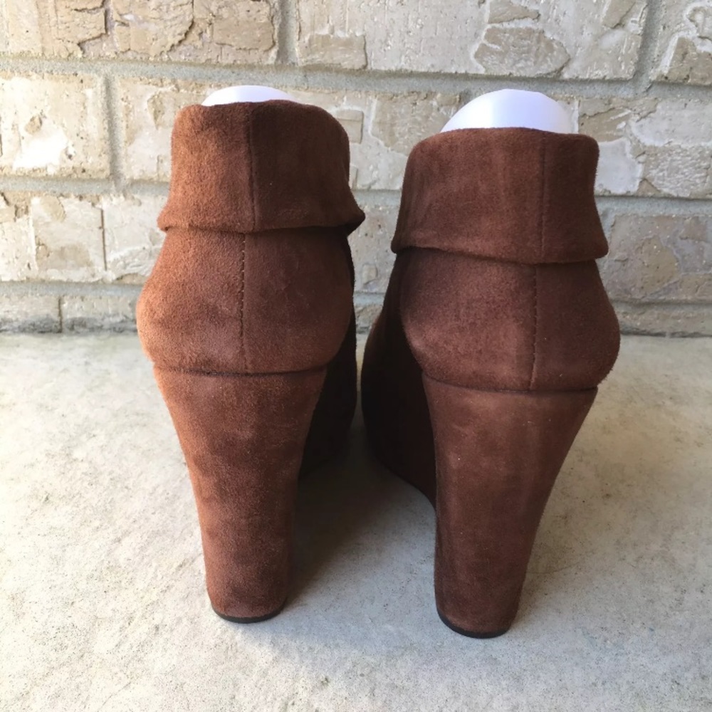 New POUR LA VICTOIRE "IDA" Wedge Platform Booties Size 9M🌸 - Picture 3 of 8